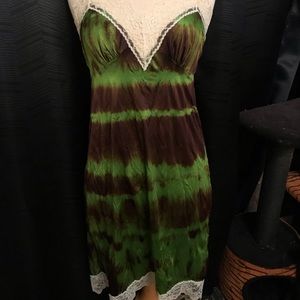 Vintage tie dyed slip